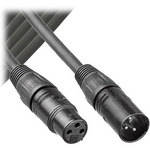 PortaCom 3-Pin XLR Male to XLR Female Microphone Cable - 50'