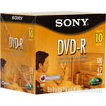 Sony 4.7 GB DVD-R (10 Discs)