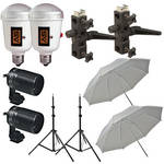 Morris 2 AC Umbrella Flash Kit (120V)