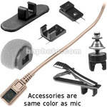 Tram TR50 - Omnidirectional Lavalier Condenser Microphone with XLR Connector (Tan )