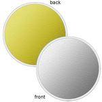 Photoflex LiteDisc Circular Reflector, Silver/Gold, 12" (30.5cm)