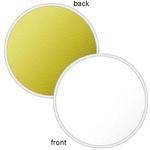 Photoflex LiteDisc Circular Reflector, White Opaque/Gold, 22" (56cm)