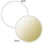 Photoflex LiteDisc Circular Reflector, Soft Gold/White Opaque, 32" (81.3cm)