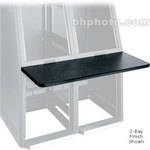 Middle Atlantic Console Work Surface Center (Black)
