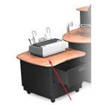 Winsted Printer Stand with Casters