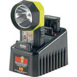 Pelican Big Ed Lite Rechargeable  w/ 12V Trickle  Hard Wired Charger  Xenon and  Krypton