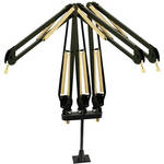 O.C. White Triple ProBoom Elite Microphone Arm System (Black & Chrome )