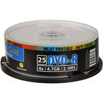 Delkin Devices AG DVD-R 4.7GB, 8x, Inkjet Disc (25)