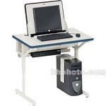 Bretford 36 x 24" SmartDeck Work Center (Topaz Blue Trim)