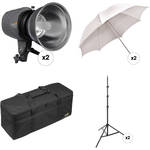 Impact Two Monolight Kit with Case (120VAC)