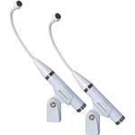Earthworks Matched Pair P30 Periscope Hypercardioid Instrument Microphone (White)
