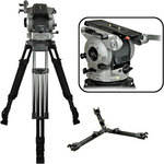 Cartoni S121 Sigma Tripod System,  S101 Fluid Head, K706 1-Stage Heavy-Duty Tripod,  Mid-Level Spreader w/ Foot Pads
