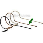 Electro-Voice RE-97PT Miniature Omnidirectional Headworn Microphone with Unterminated (Pig Tail) (Brown)
