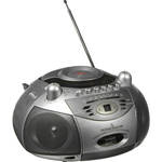 Oklahoma Sound LC1300 Boombox-Style CD/Tape Player and Recorder