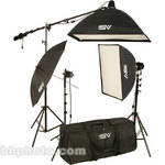 Smith-Victor K75 2-Light 2200W Professional Studio Soft Box Kit with Umbrella (120V)