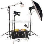 Smith-Victor K84 4-Light 1000 Watt Ultra Cool Portrait Kit (120V AC)