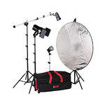 Smith-Victor K64 3-Light 1000 Watt Quartz Portrait Kit (120V)