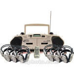 Califone 2395IRPLC-6 6-Person Wireless Cassette Player/Recorder
