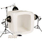 Smith-Victor FLB-4 1050 Watt 3-Light Fluorescent 48" Tent Kit (120V)