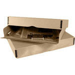Archival Methods 20x24"  Drop Front Drop Front Storage Box (Broadsheet Flat Newspaper Kit , Metal Desiccant Canister)
