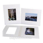 Archival Methods Pre-Cut Mat - Print Size 9x12'' Opening Centered 5-1/2x8-1/2'' 5-Pack