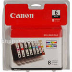 Canon BCI-6 Ink Cartridge Set (8 Cartridges)