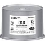 Sony Printable 700MB 80 Minute 48x CD-R Spindle (50 Pack)