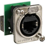 Neutrik NE8FDP - EtherCon-Series RJ45 Feedthrough Receptacle (Silver)