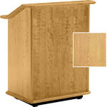Da-Lite Lancaster 25" Adjustable Floor Lectern (Light Oak)