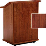 Da-Lite Lancaster 32" Adjustable Floor Lectern (Mahogany)