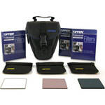 Tiffen 4 x 4"  (4mm thick) Digital Video Essentials Kit 3 - Clear, Ultra Circular Polarizer, and 812 Filters 