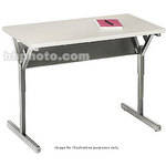 Bretford 36 x 24" Connections Student Classroom Desk (Grey Mist)