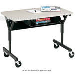 Bretford 42 x 30" Connections Student Classroom Desk (Grey Mist)