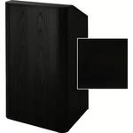 Sound-Craft Systems Floor Lectern Rounded Corners (Black Oak)