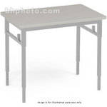 Bretford Quattro Student Classroom Desk-30 x 24 x 24-32"(Grey Mist )