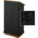 Sound-Craft Systems CFL Floor Lectern (Charcoal/Walnut)