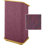 Sound-Craft Systems CFL Floor Lectern (Brick/Natural Oak)