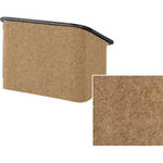 Sound-Craft Systems Spectrum Series CTL Carpeted Table Lectern - Butternut/Black