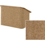 Sound-Craft Systems Spectrum Series CTL Carpeted Table Lectern - Butternut/Walnut