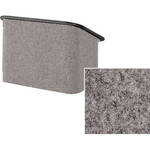 Sound-Craft Systems Spectrum Series CTL Carpeted Table Lectern - Gunmetal/Black