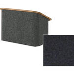 Sound-Craft Systems Spectrum Series CTL Carpeted Table Lectern - Onyx/Walnut