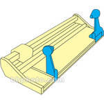Rotatrim Roll Dispenser - 14" Diameter Rolls