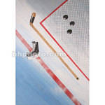 Studio Dynamics Canvas Scenic Background (10 x 24', Hockey Equipment )