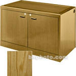 Sound-Craft Systems 2-Bay Equipment Credenza - Veneer/Natural Oak 