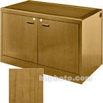 Sound-Craft Systems 2-Bay Equipment Credenza - Veneer/Natural Cherry 