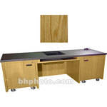 Sound-Craft Systems 2-Bay Custom Presentation Desk (Natural Oak)
