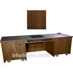 Sound-Craft Systems 2-Bay Custom Presentation Desk (Walnut)