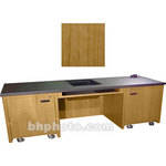 Sound-Craft Systems 2-Bay Custom Presentation Desk (Natural Cherry)