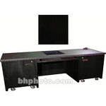 Sound-Craft Systems 2-Bay Custom Presentation Desk (Black Oak)