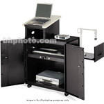 Bretford Multimedia Lectern w/ Storage & Support for Data Projector (Grey Mist Laminate / Raven Paint)